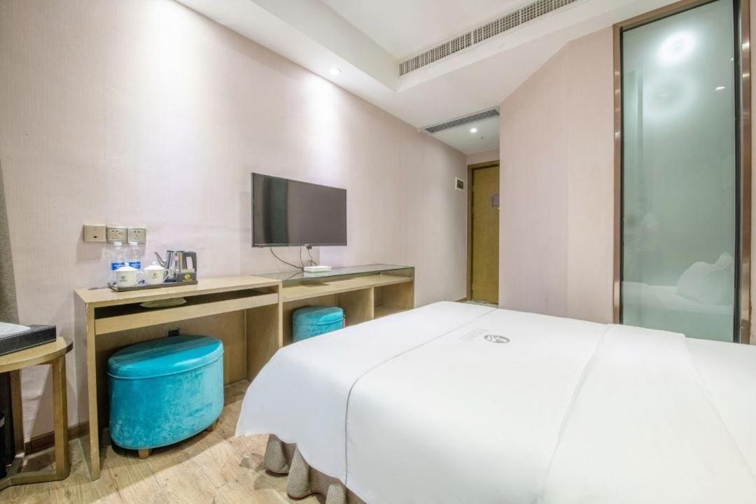 Lnsail Hotel Shenzhen Luohu Port Railway Station Exterior foto